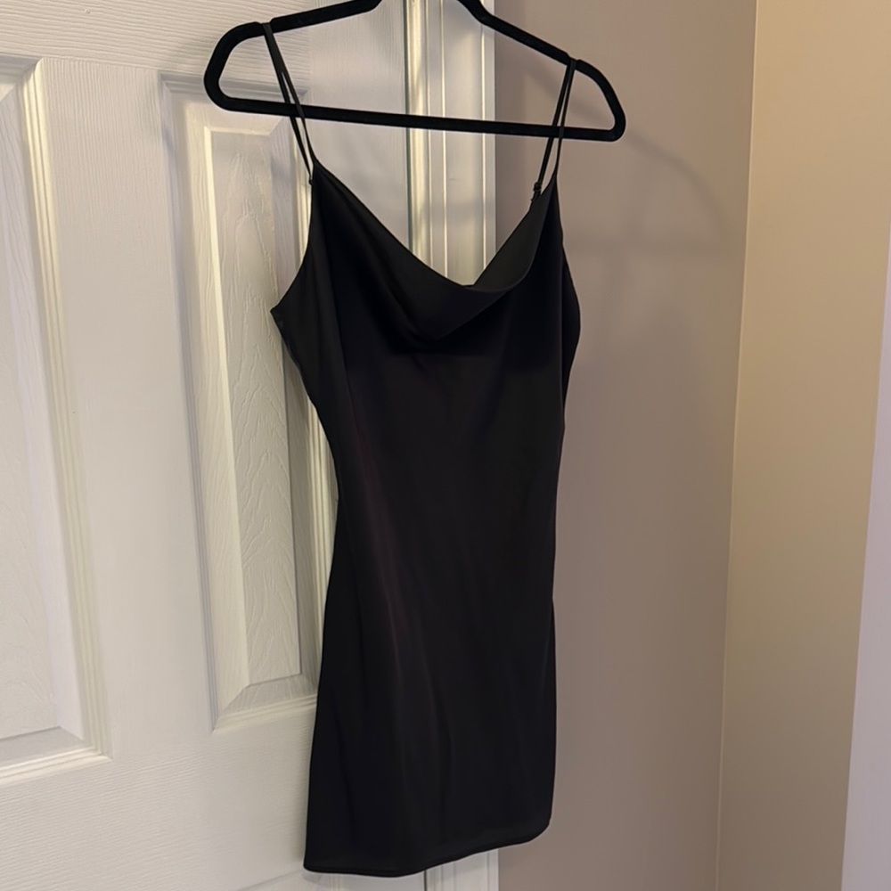 Elegant Black Slip Dress